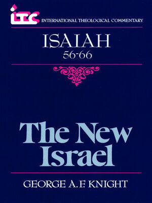 cover image of Isaiah 56-66